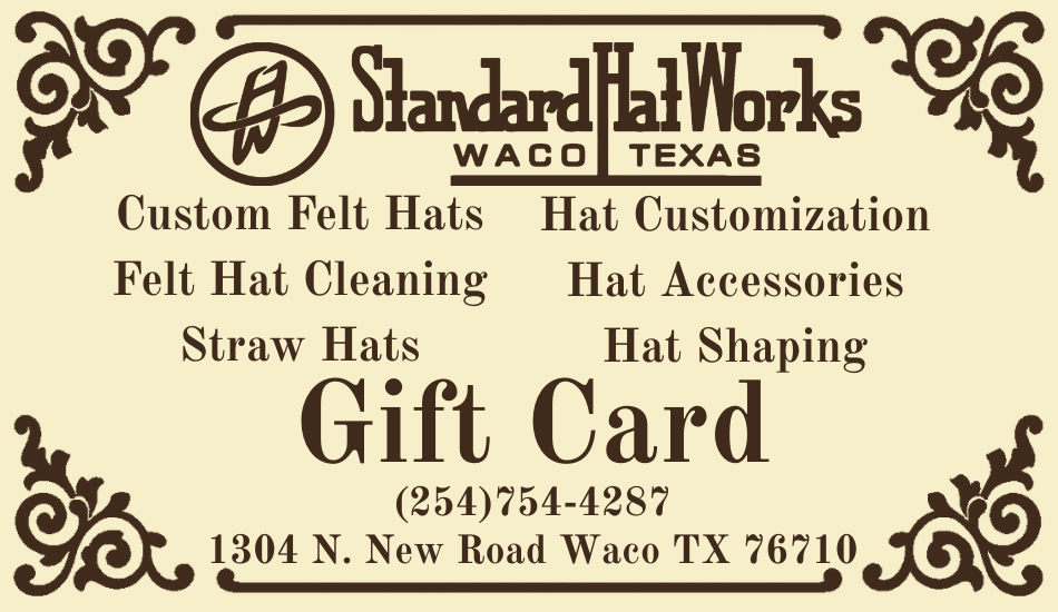 Standard Hat Works Gift Card