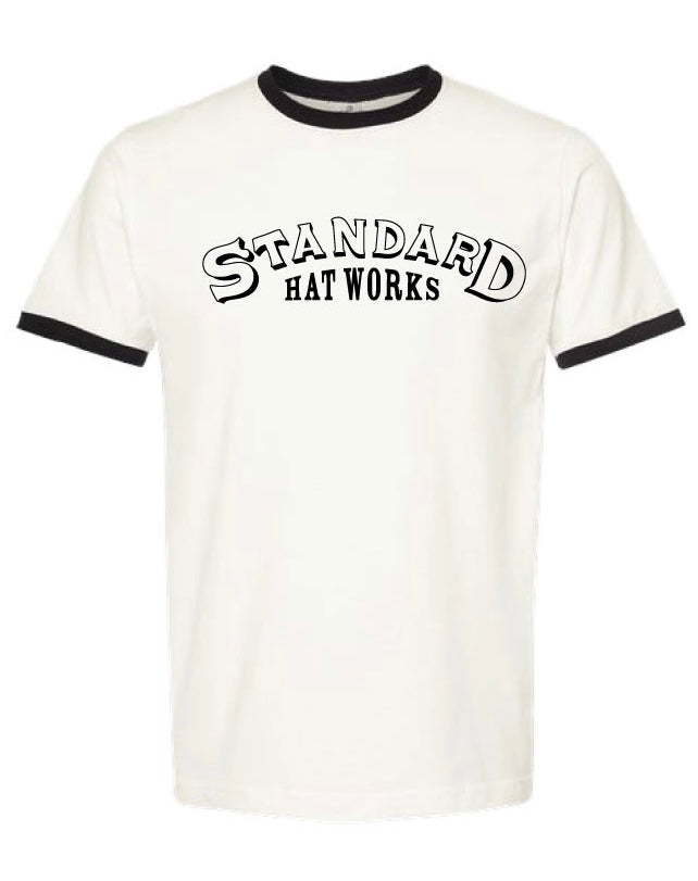 SHW LOGO RINGER T SHIRT