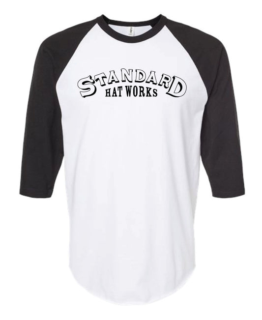 BLACK LOGO 3/4 SLEEVE