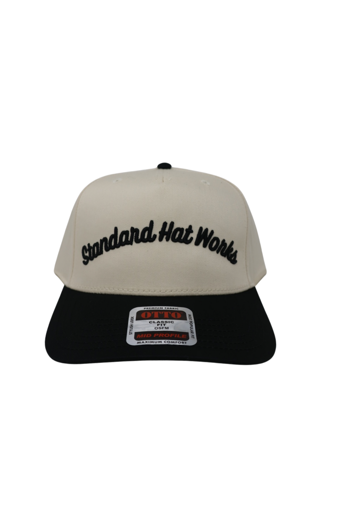 CURSIVE PUFF LOGO CAP – Standard Hat Works